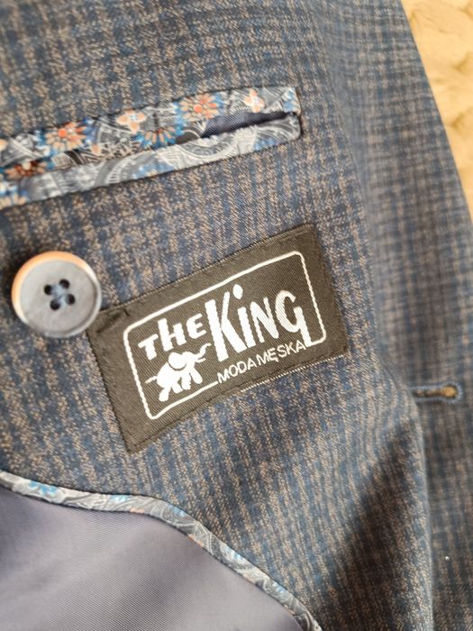 Garnitur męski kratka