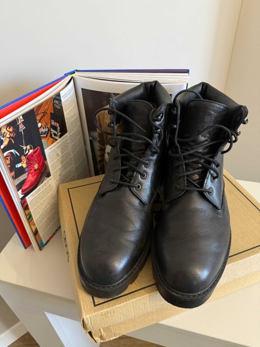 чоловічі шкіряні зимові чоботи 45 розміру Prime timberland