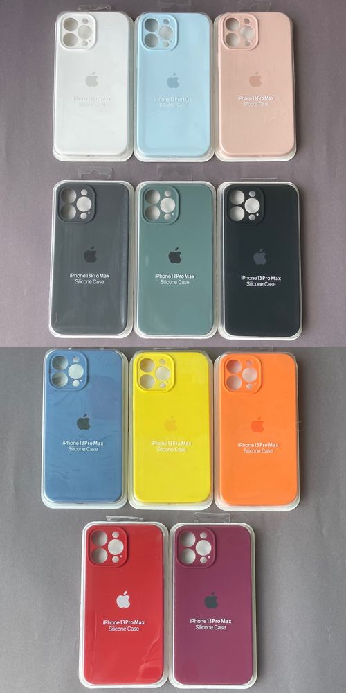 Чохол Silicone case Full Camera iPhone айфон силіконовий 13 pro max