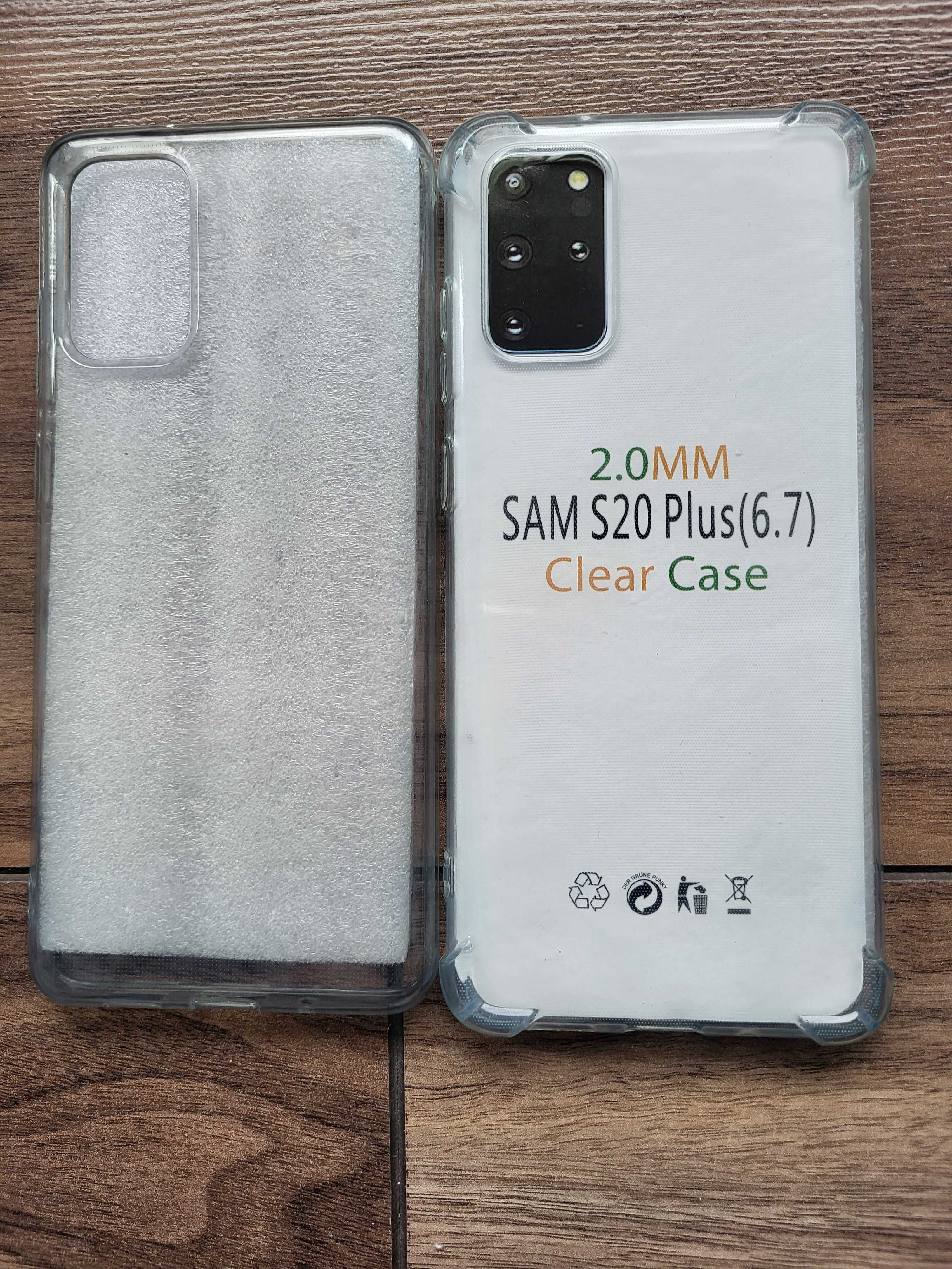 Samsung S20 Plus - dwa nowe etui silikonowe