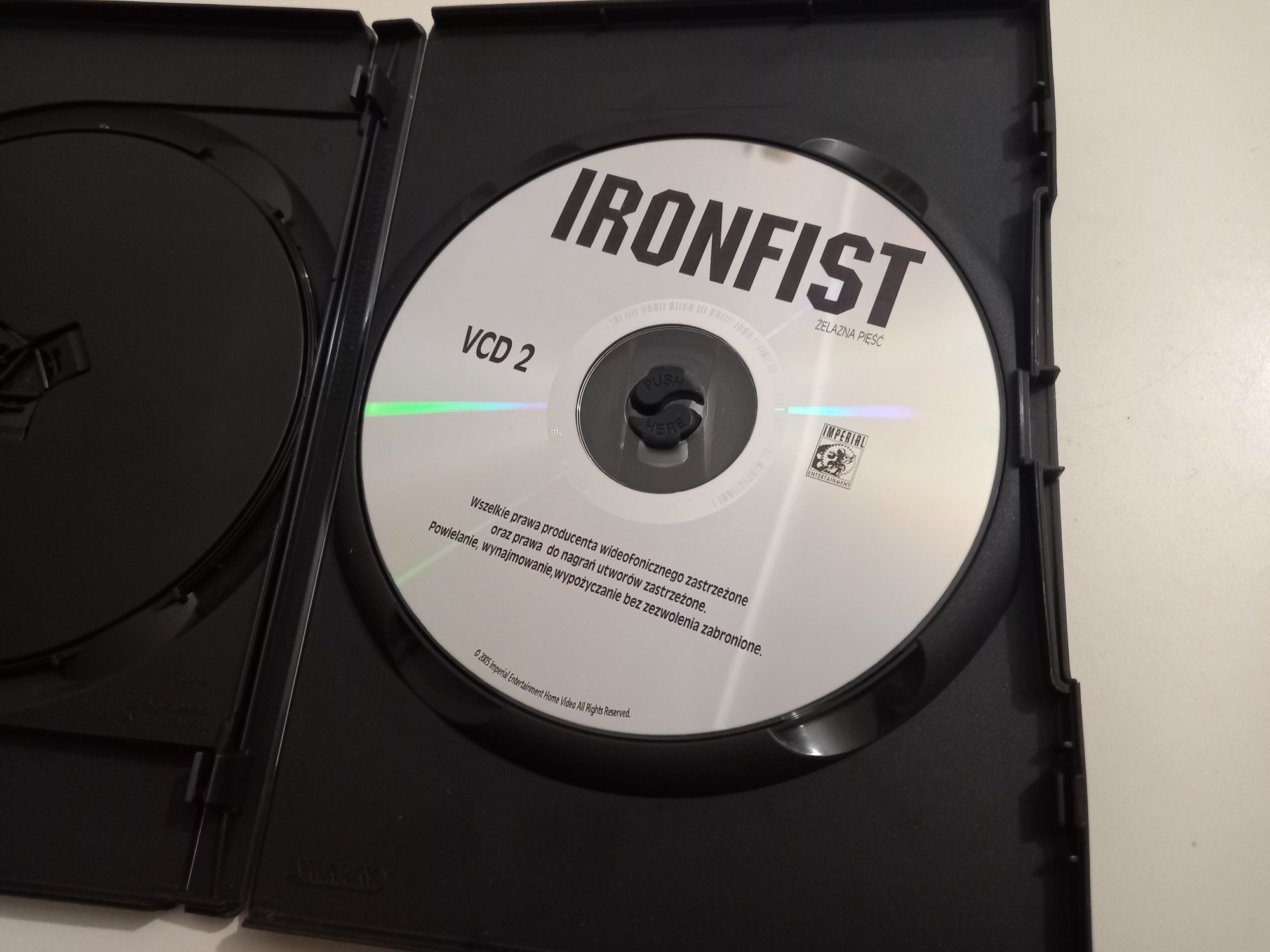 Film Ironfist Video CD