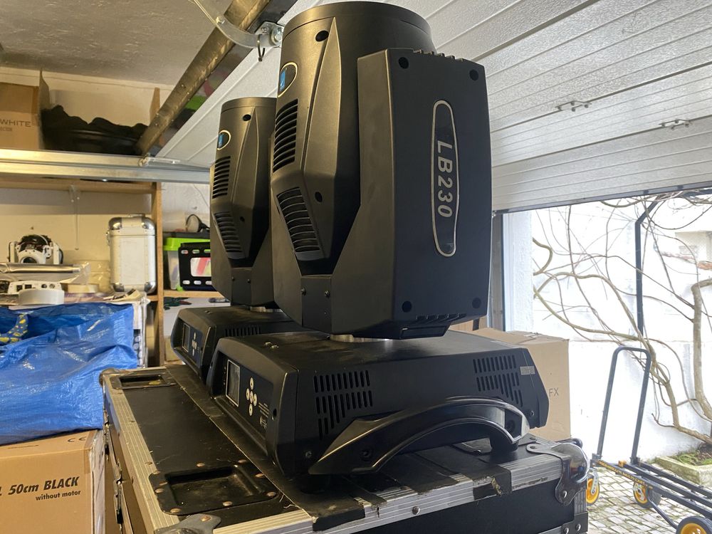 4x Moving heads beam 7r