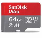 SanDisk Ultra 64GB microSDXC 140MB/s adapter czytnik kart w zestawie