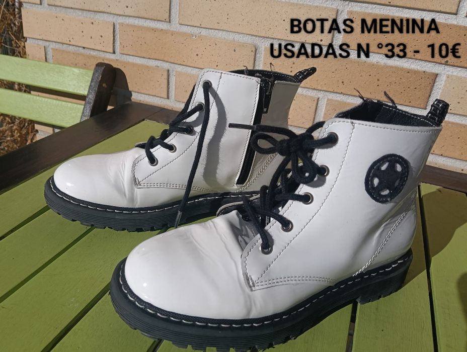 Botas menina usadas