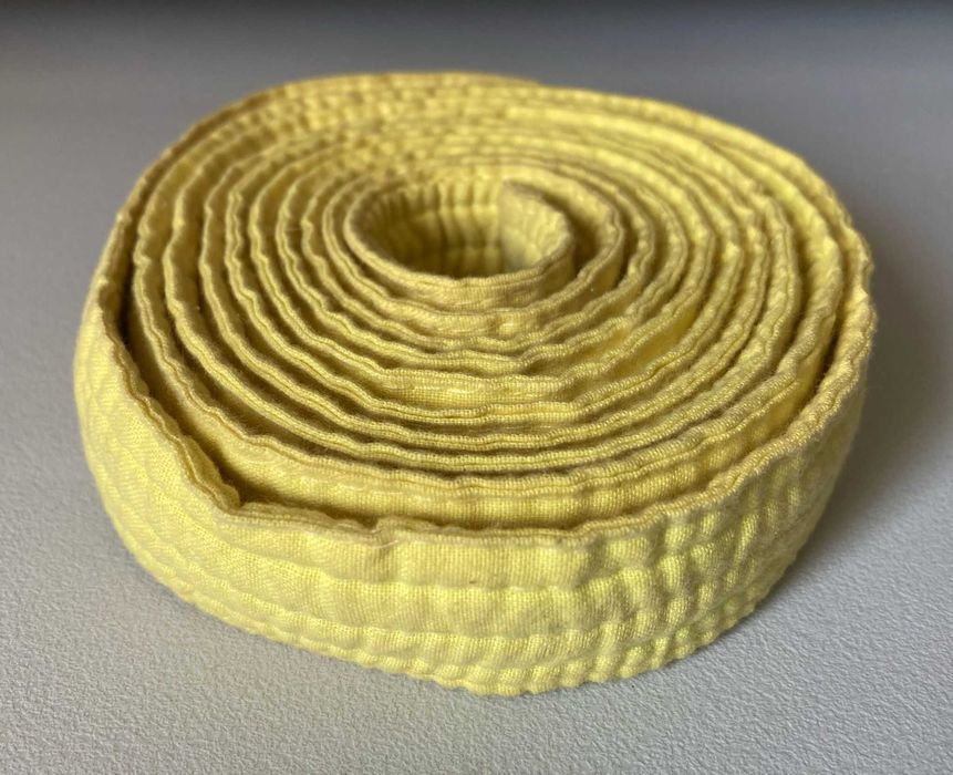 Cinto Amarelo p/ Artes Marciais, 270cm