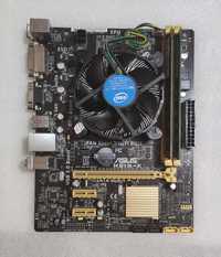 Комплект ASUS H81M-K, Intel Core I3-4150 3.5GHz, ОЗУ 8 Gb DDR3, кулер