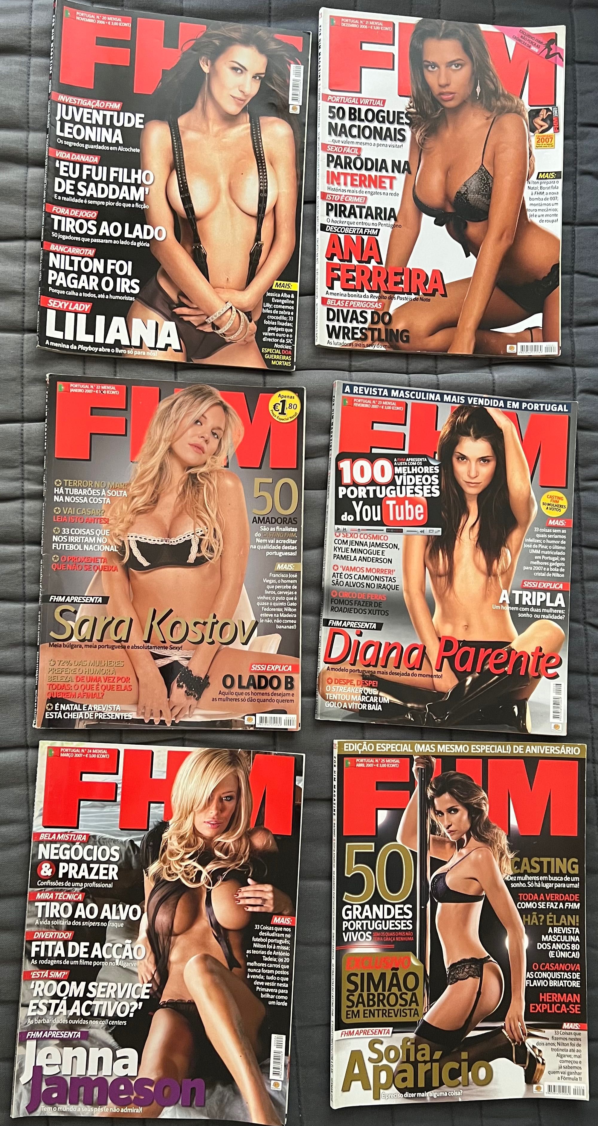 Lote de revistas FHM em muito bom estado