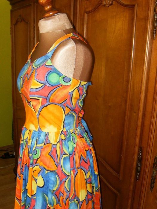Sukienka retro multikolor M/L