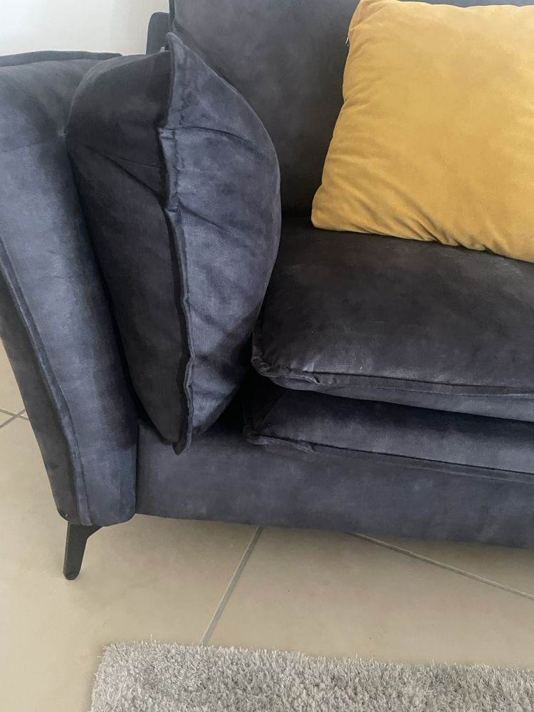 Sofa Chaise long cinzento