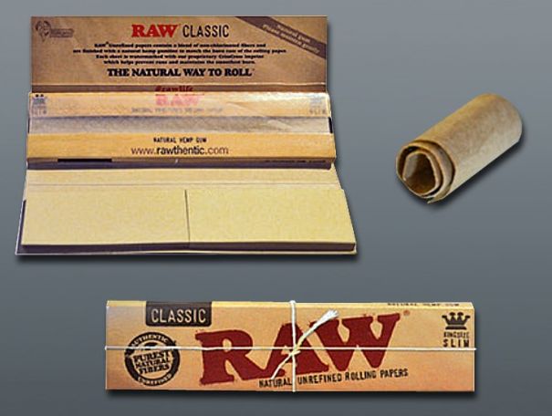 Bibułki RAW 110 x 44 mm z filtrami - 32 sztuki