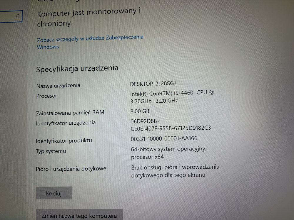 Komputer i5-4460 8GB DDR3 GTX950 120SSD 1TB HDD