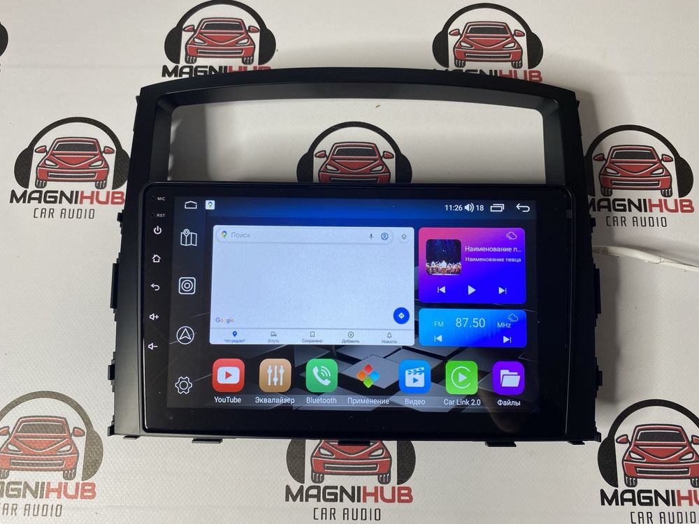 Магнитола Mitsubishi Pajero 4 під Rockford Автомагнитола Android