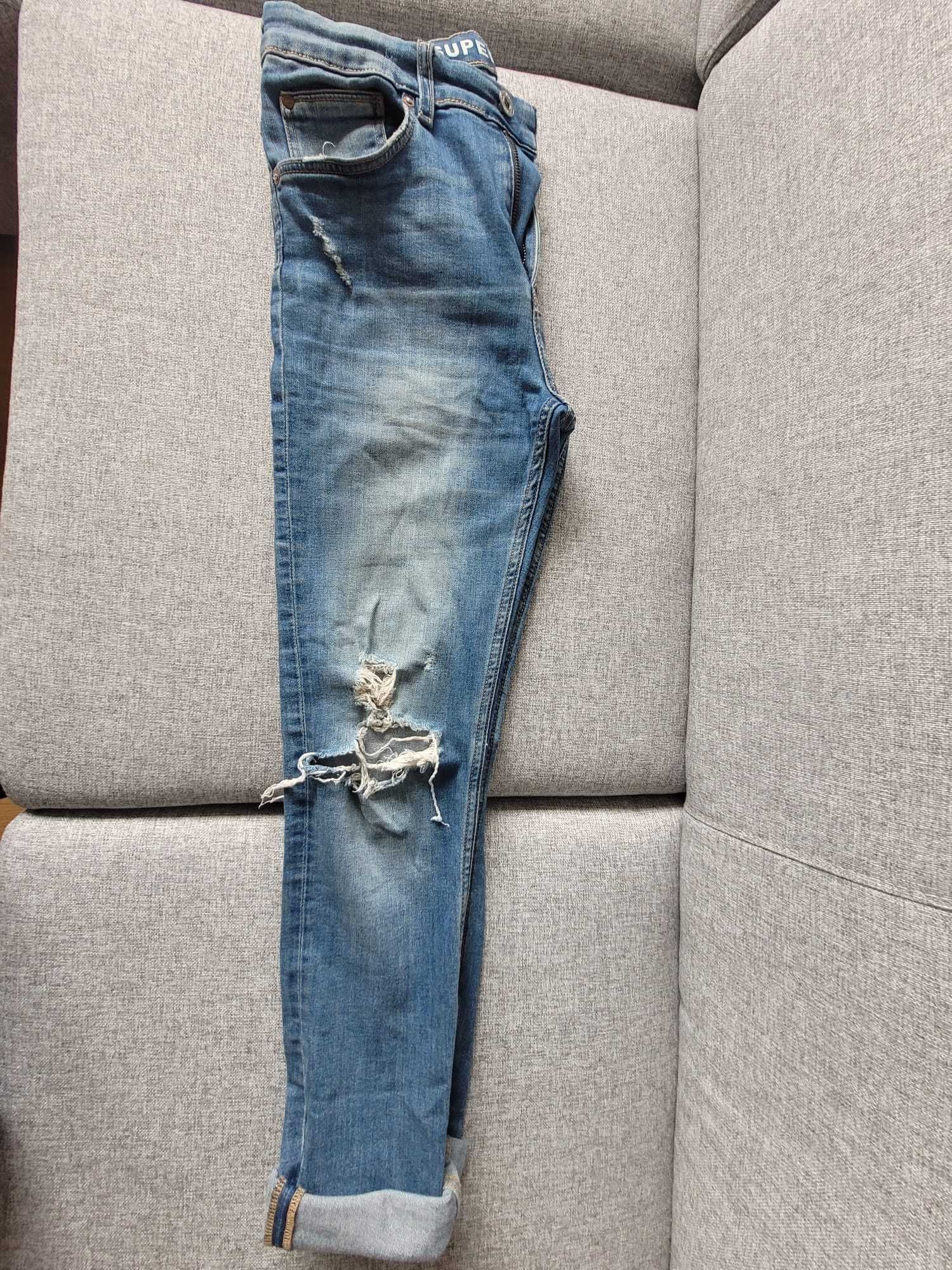 Spodnie jeans męskie H&M rozmiar 164 cm chłopięce