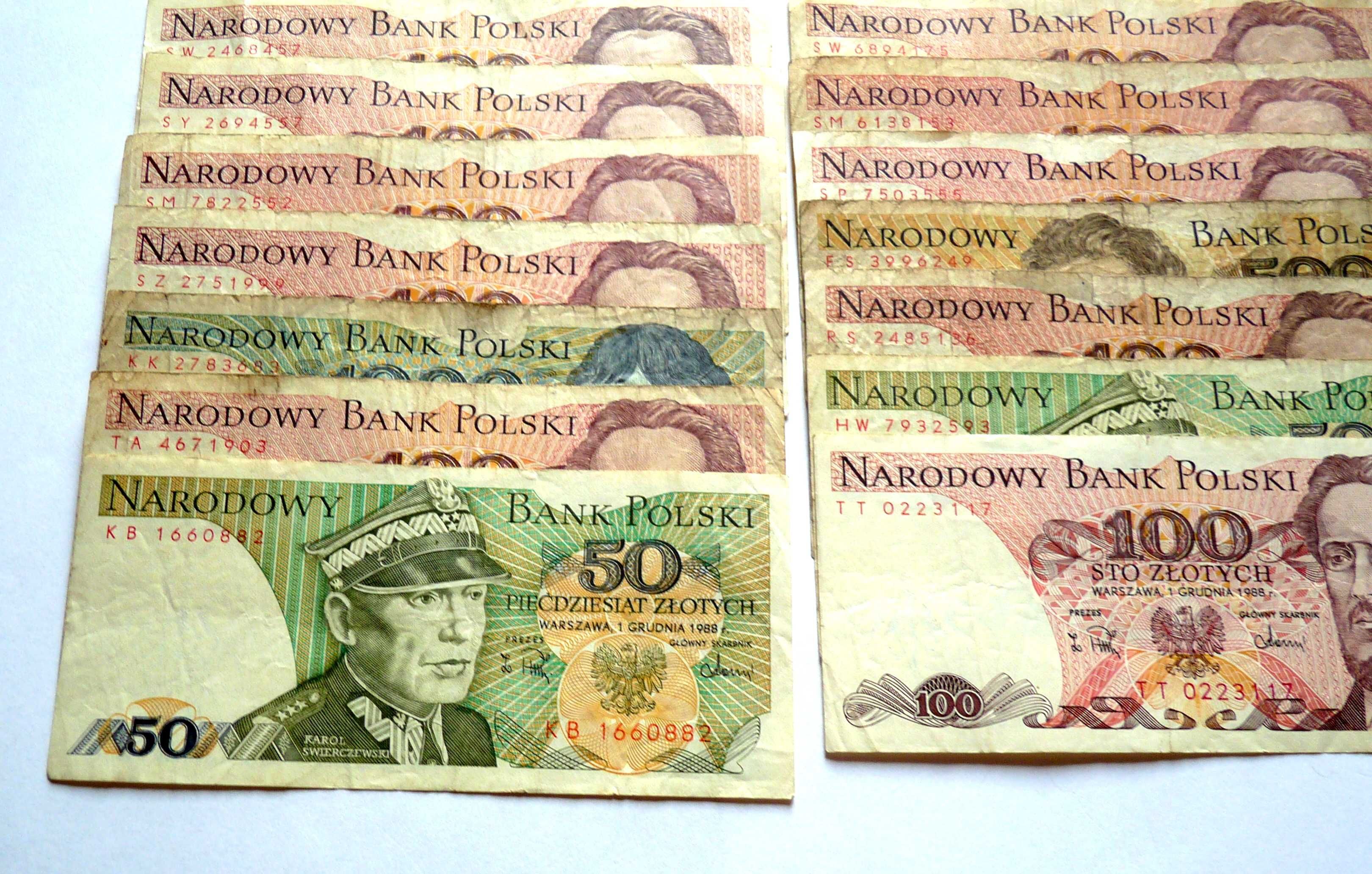 Zestaw banknotów PRL nr 4