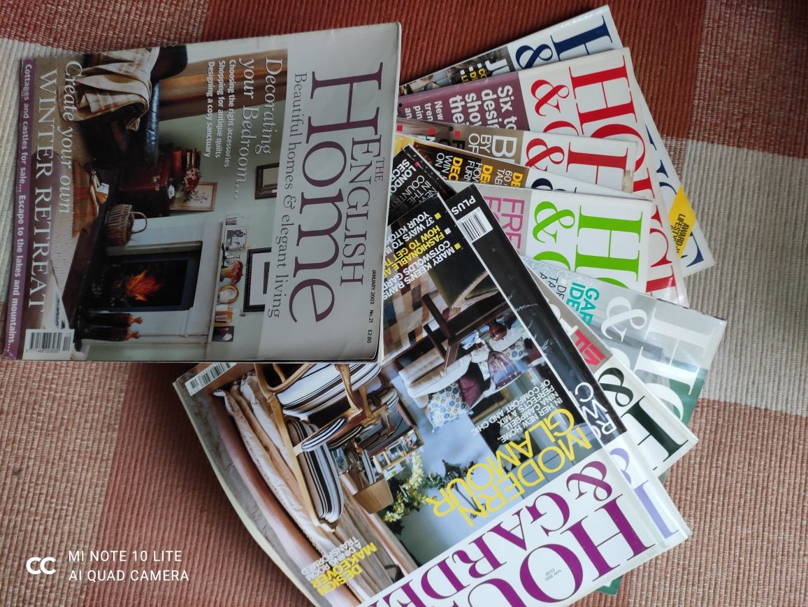 Revistas - The English Home; AD; etc
