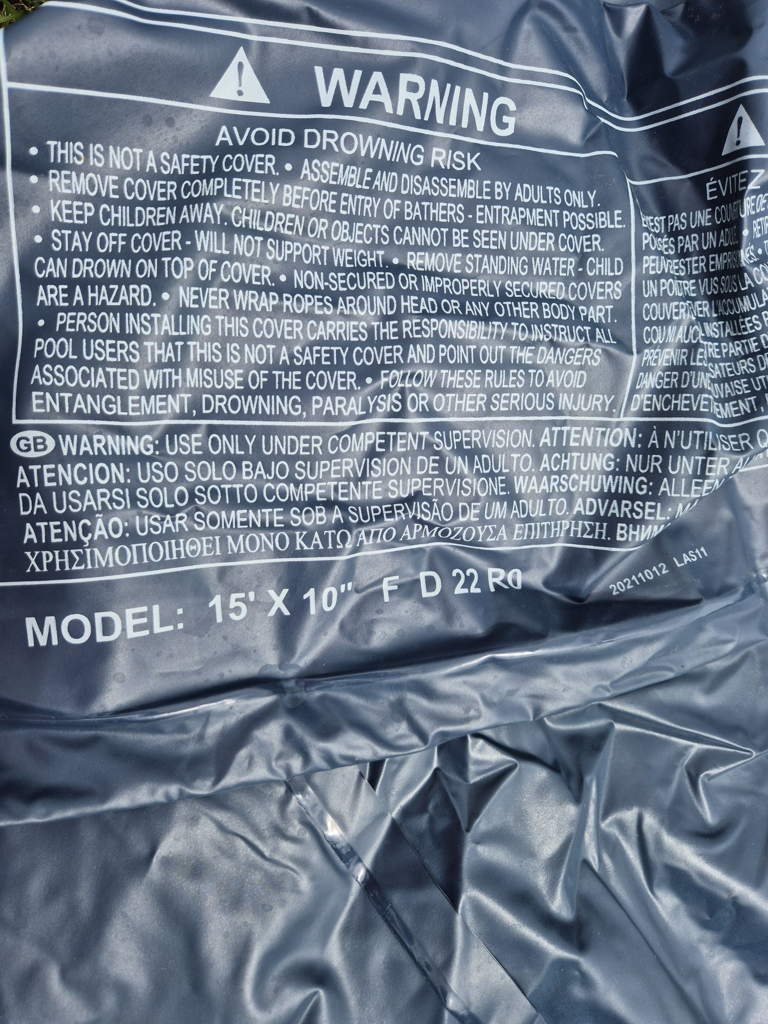 Przykrycie do basenu 4,3m  INTEX