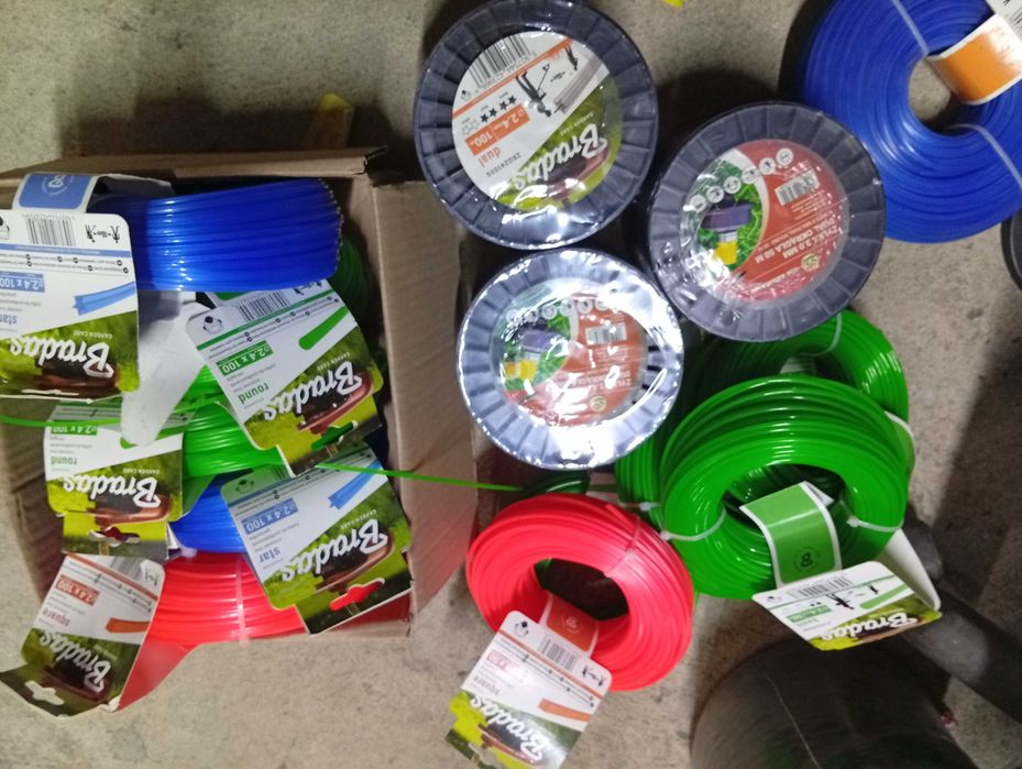 Żyłka tnąca do kosy podkaszarki 2.4mm/50m nowa 2.4mm/100m