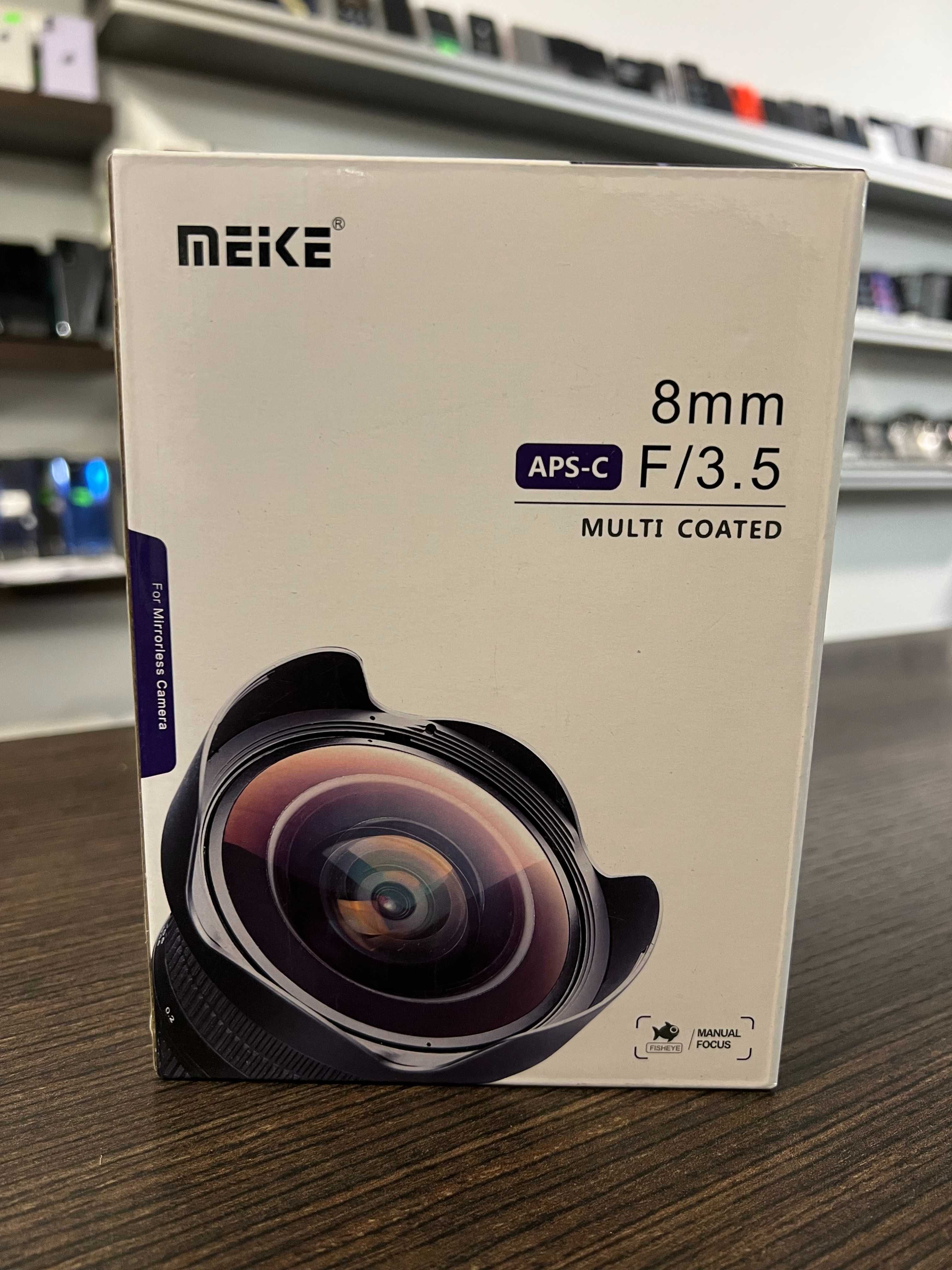 Obiektyw Meike MK-8mm F3.5 Sony E-mount Poznań Długa 14