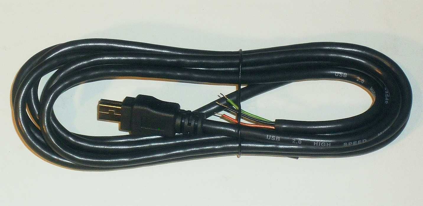 Kabel przewód MINI USB 4 miedziane żyły ekranowane