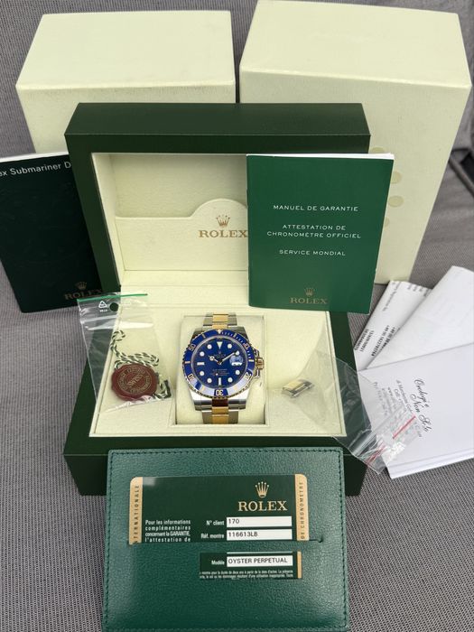 Rolex Submariner Date Bluesy 40mm 116613LB