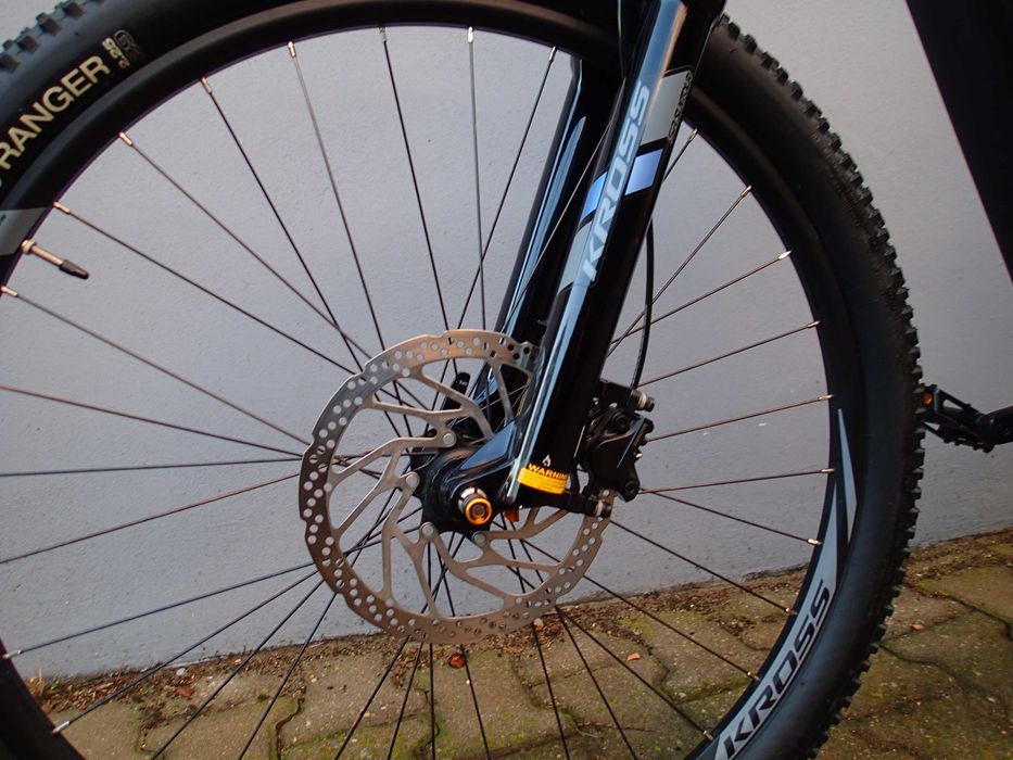 Rower MTB elektryczny e-bike KROSS LEVEL BOOST rozmiar M - powystawowy