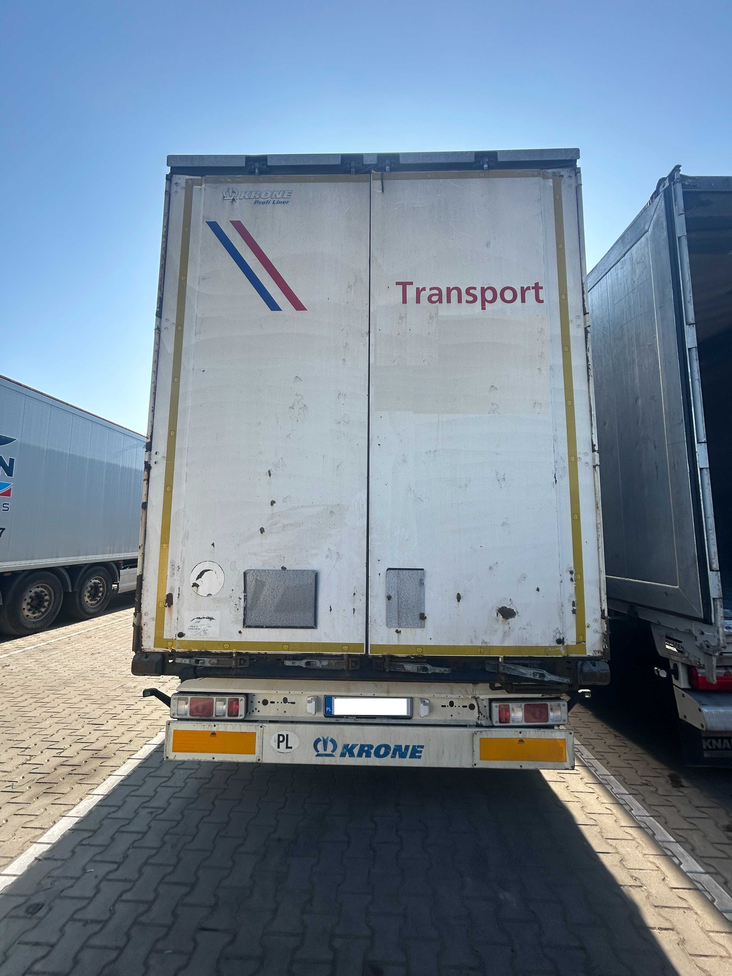 Naczepa Krone Kurtynowa  system podwójnej podłogi Double deck