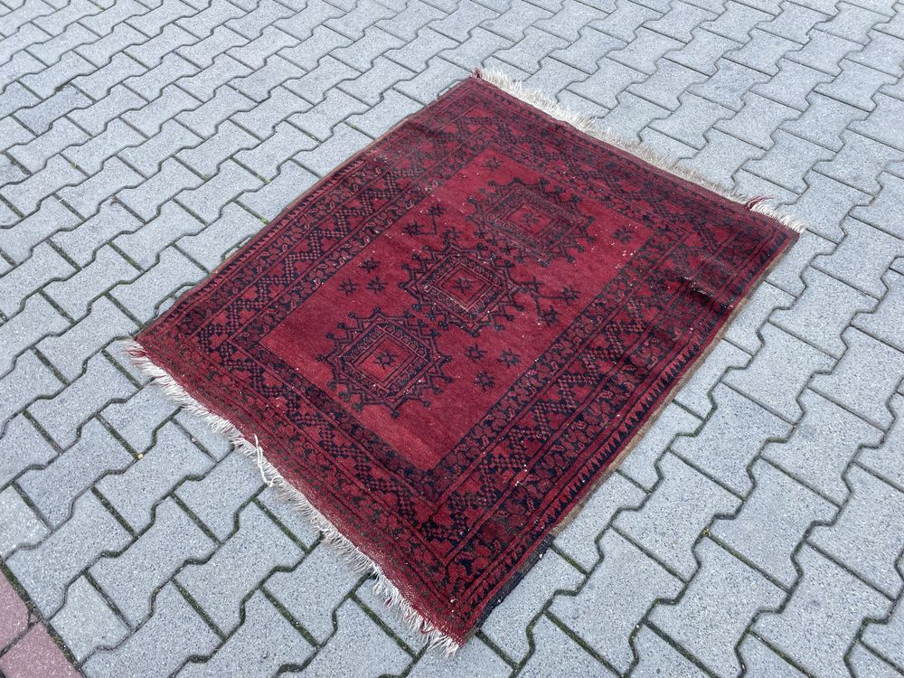 Dywan perski Buchara 130x100 ręcznie tkany Stary