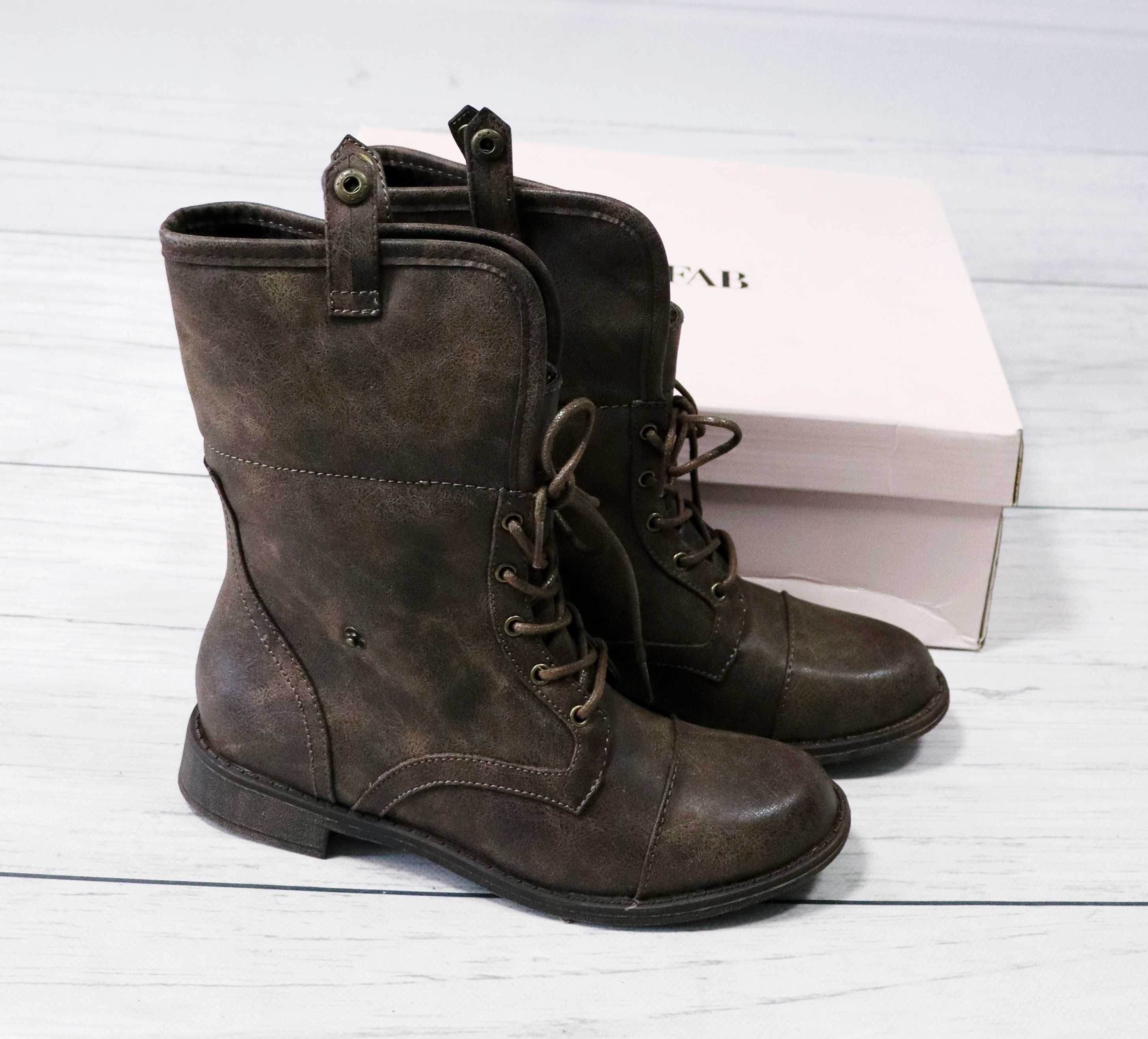 Nowe botki JustFab 'Elenora' r. 37,5