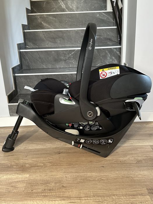 Fotelik cybex cloud t i-size z bazą isofix czarny