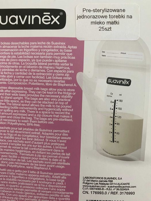 Sauvinex woreczki na mleko