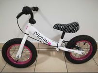 Rowerek biegowy Movino Adventure – różowy 12 cali