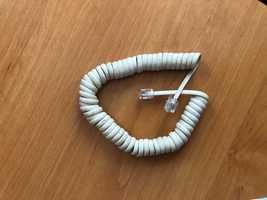 Kabel przewód spiralny do słuchawki telefonu stacjonarnego
