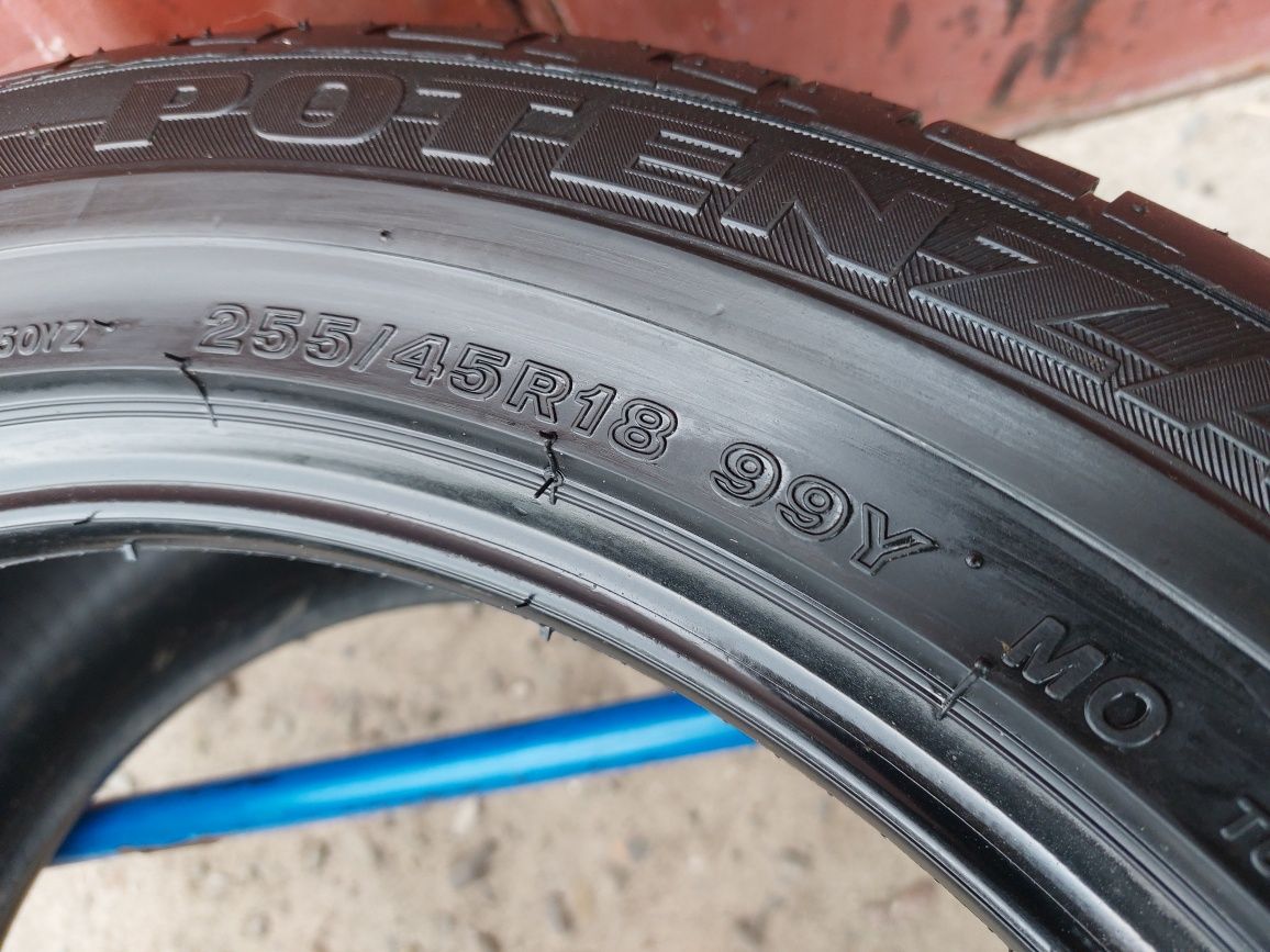 255/45/18 R18 Bridgestone Potenza RE050A 2шт ціна за 1шт літо