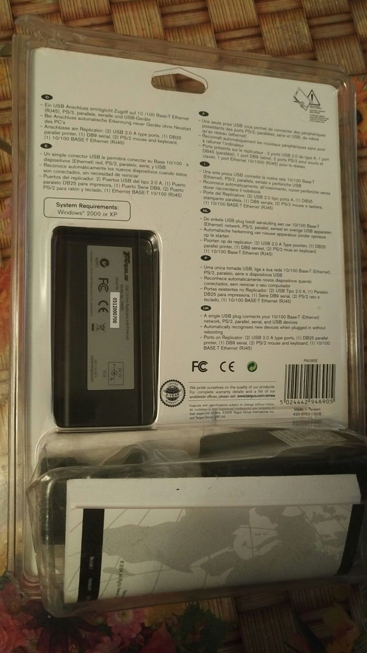 Док-станция Targus mobile docking station.
