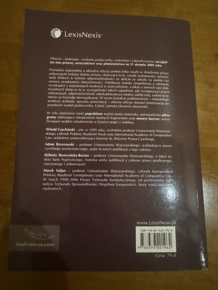 Zobowiązania Witold Czachórski