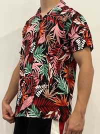 Thomas koszula hawajska z krótkim rękawkiem w kwiatki nowa