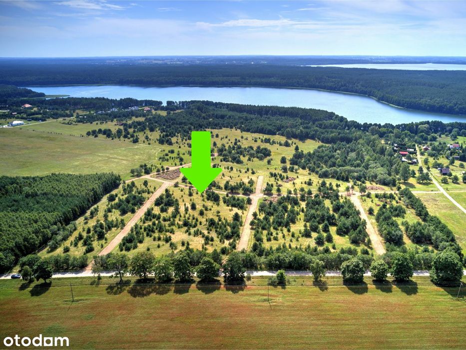 Sprzedam działkę rekreacyjną 667 m², Dołgie, blisko jeziora i lasu