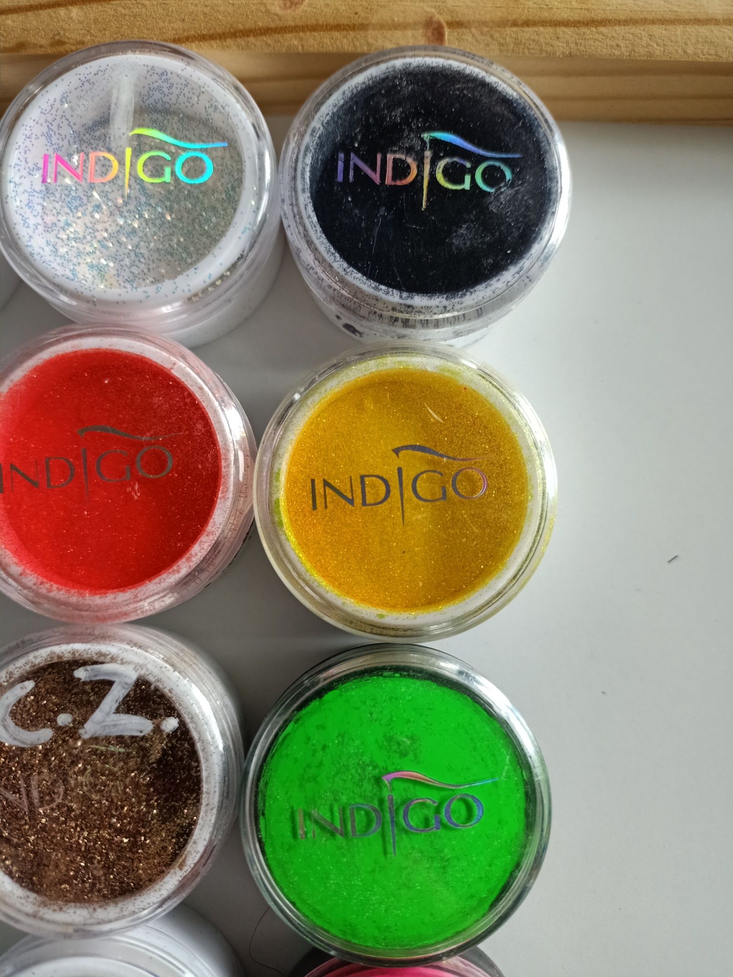 Pyłki Indigo do paznokci