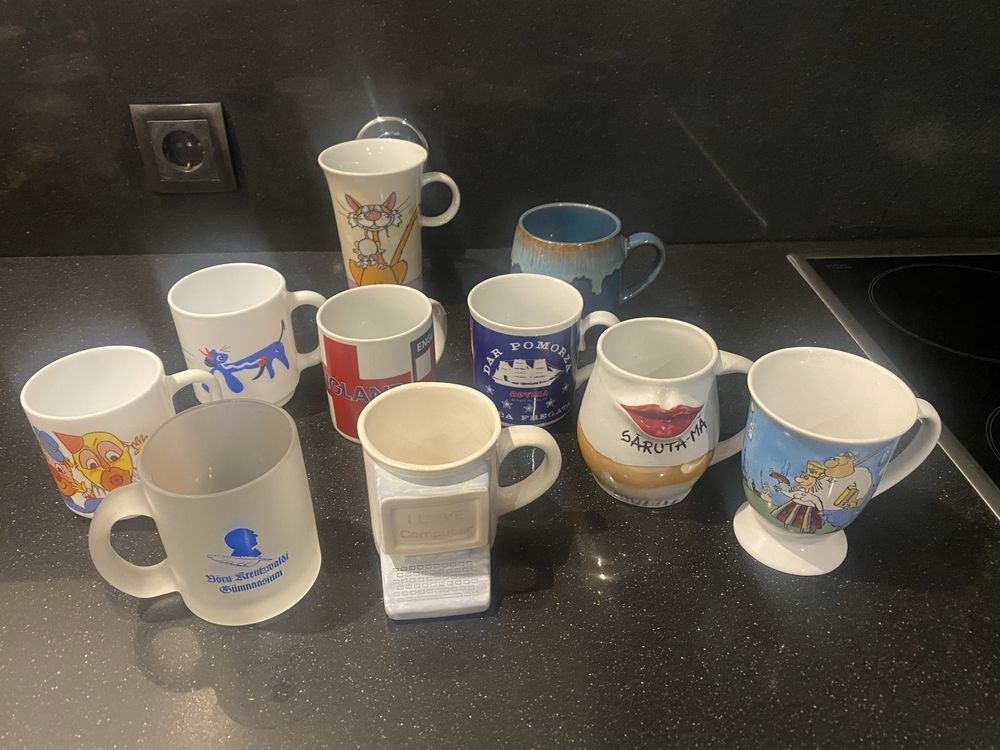 Conjunto de 10 canecas girissimas