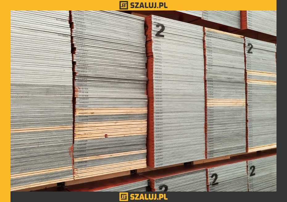 Płyta sklejka trójwarstwowa II gat. okucie 1m2 Szalunki stropowe
