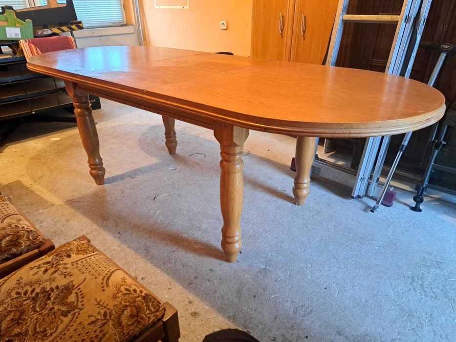 Stół + Krzesła retro komplet na 6 osób