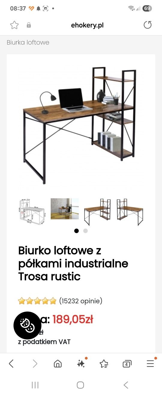 Sprzedam Biurko Loftowe