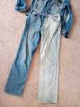 Jeansy dwukolorowe Hollister 36 niebieskie