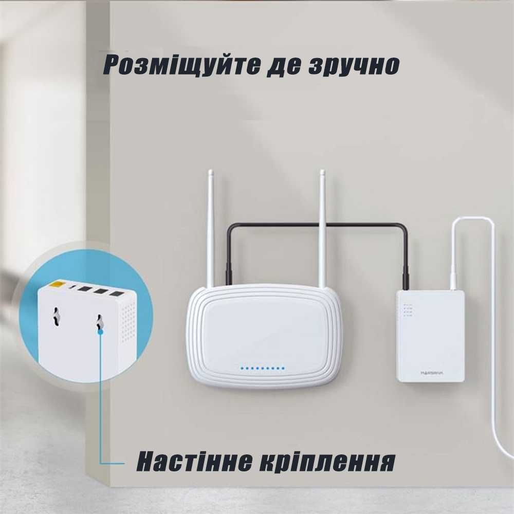 Безперебійник для роутера модему mini UPS Marsriva KP3 9V 12V ДБЖ УПС