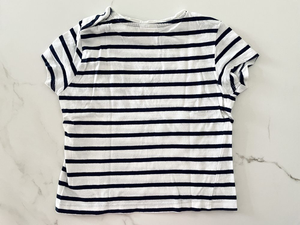 T-shirt com riscas navy Zara (2 - 3 anos)