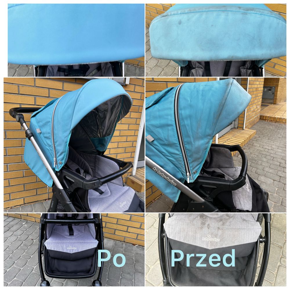 Pranie wózków dziecięcych, pranie fotelików dziecięcych, przyczepek