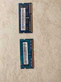 Цена за 2 шт !!! ОЗУ ( оперативка ) на ноут DDR 3 ( 2 планки 2 gb и 4