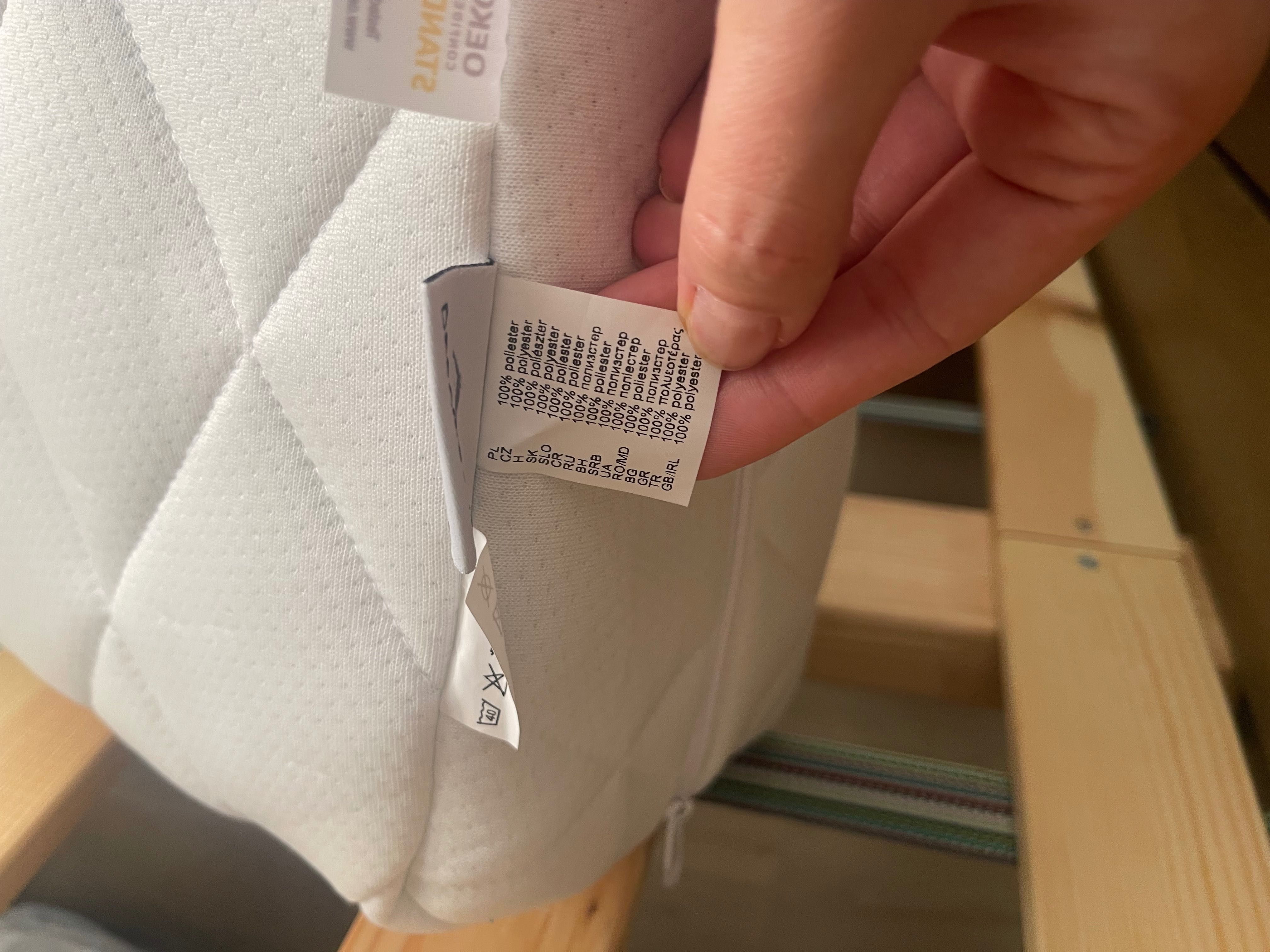 Łóżko dwuosobowe z materacem nowe