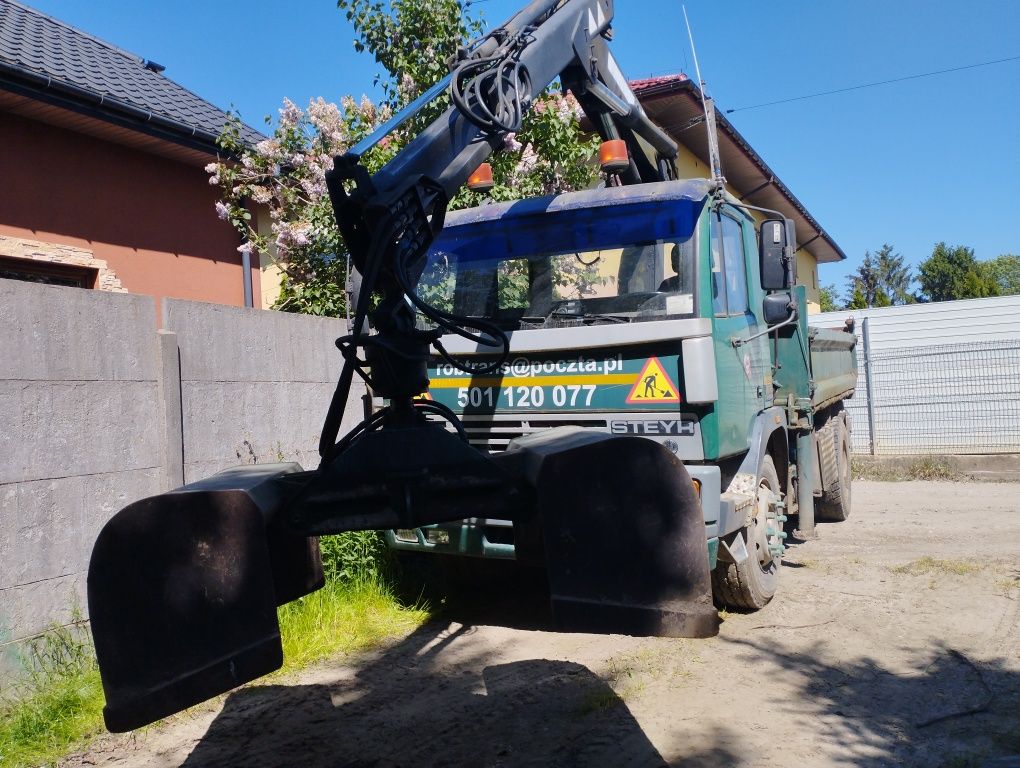 Steyr wywrotka hds hiab090