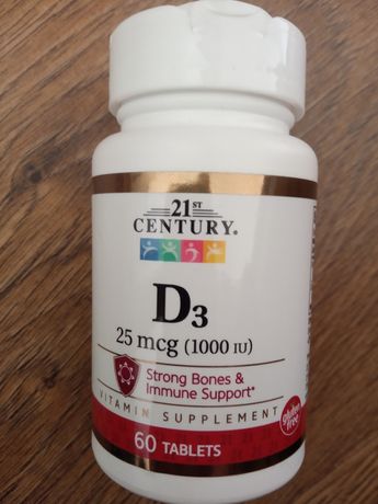 Витамин Д3 21Century 1000МЕ, 60 таб.